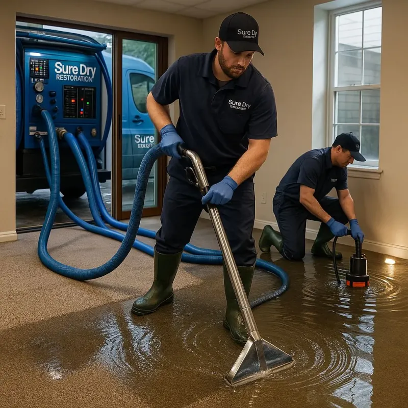 Water Extraction and Removal process in Pen Argyl, PA